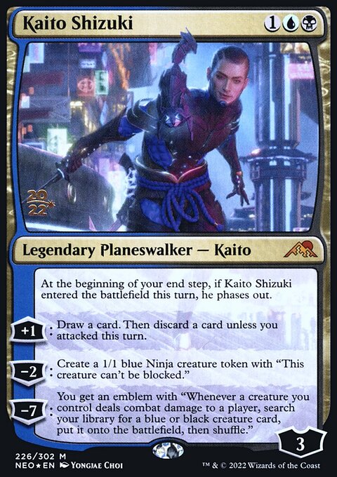 Kaito Shizuki, Kamigawa: Neon Dynasty Promos #226s, Magic: The Gathering card