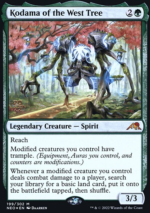 Kodama of the West Tree, Kamigawa: Neon Dynasty Promos #199s, Magic: The Gathering card
