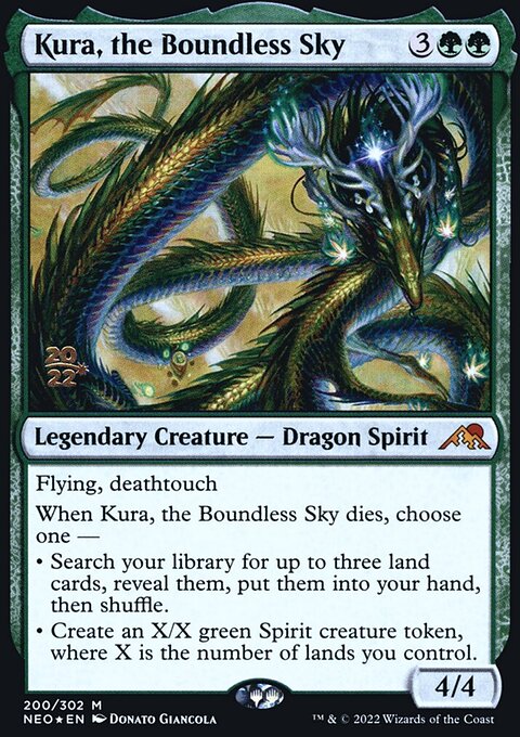 Kura, the Boundless Sky, Kamigawa: Neon Dynasty Promos #200s, Magic: The Gathering card