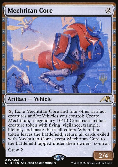 Mechtitan Core, Kamigawa: Neon Dynasty Promos #249p, Magic: The Gathering card