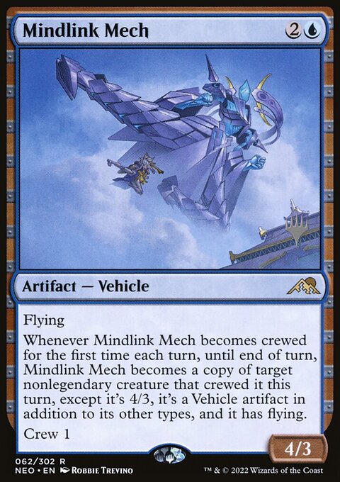 Mindlink Mech, Kamigawa: Neon Dynasty Promos #62p, Magic: The Gathering card