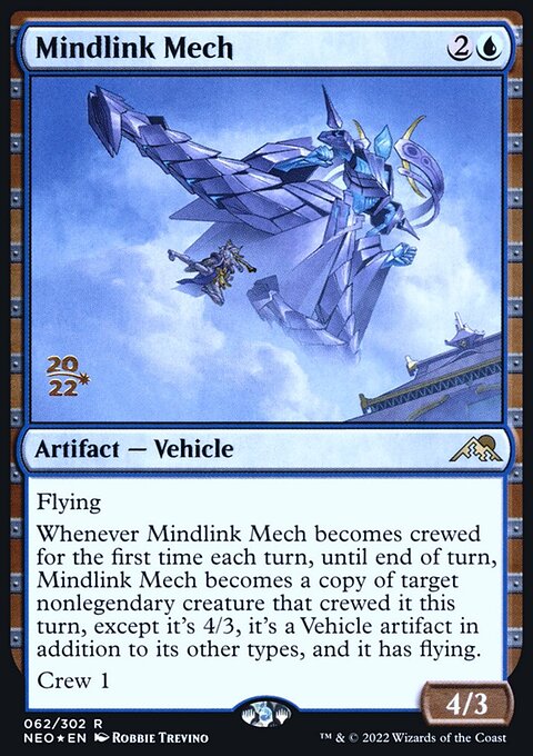 Mindlink Mech, Kamigawa: Neon Dynasty Promos #62s, Magic: The Gathering card