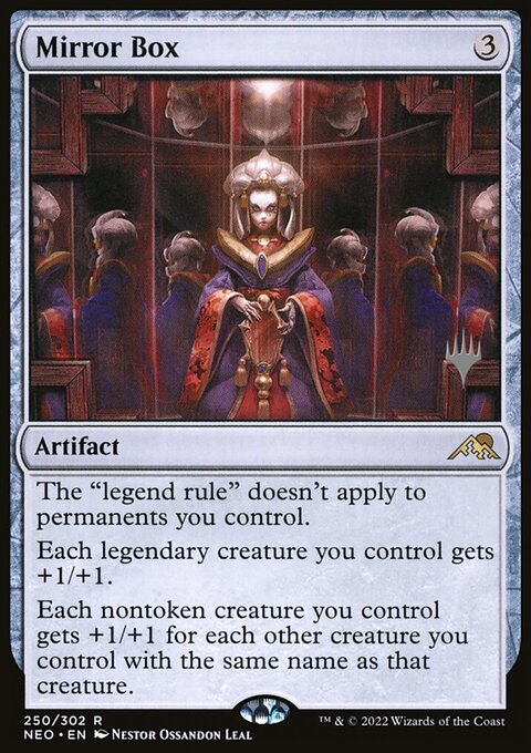 Mirror Box, Kamigawa: Neon Dynasty Promos #250p, Magic: The Gathering card
