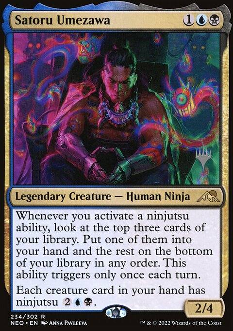 Satoru Umezawa, Kamigawa: Neon Dynasty Promos #234p, Magic: The Gathering card