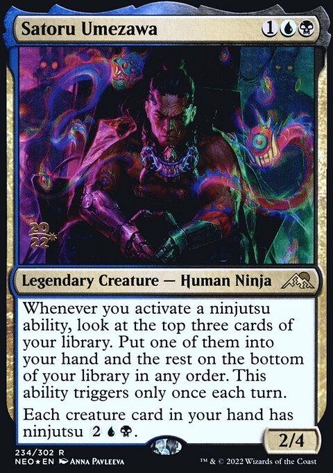 Satoru Umezawa, Kamigawa: Neon Dynasty Promos #234s, Magic: The Gathering card