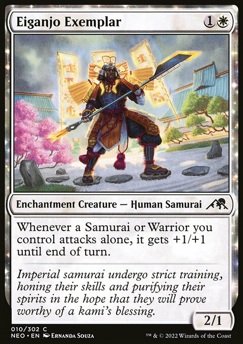 Eiganjo Exemplar, Kamigawa: Neon Dynasty #10, Magic: The Gathering card