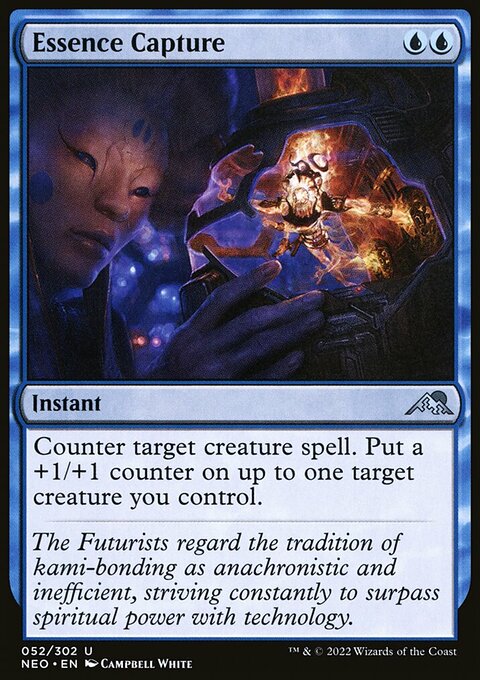 Essence Capture, Kamigawa: Neon Dynasty #52, Magic: The Gathering card