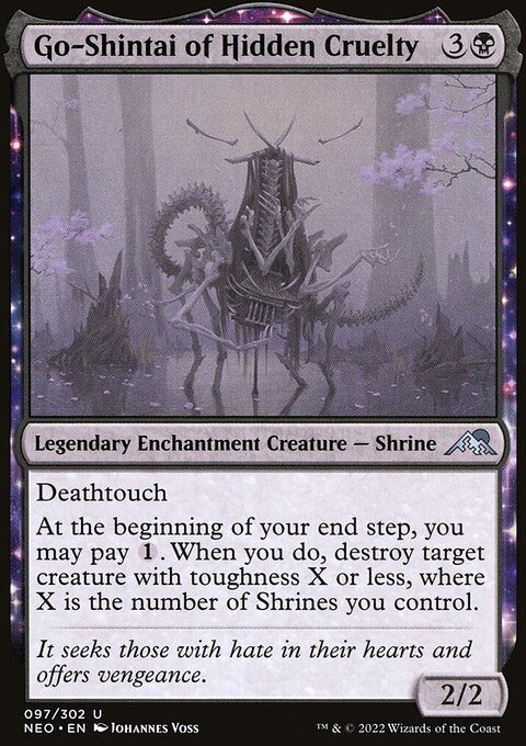 Go-Shintai of Hidden Cruelty, Kamigawa: Neon Dynasty #97, Magic: The Gathering card