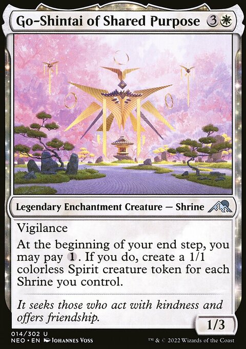 Go-Shintai of Shared Purpose, Kamigawa: Neon Dynasty #14, Magic: The Gathering card