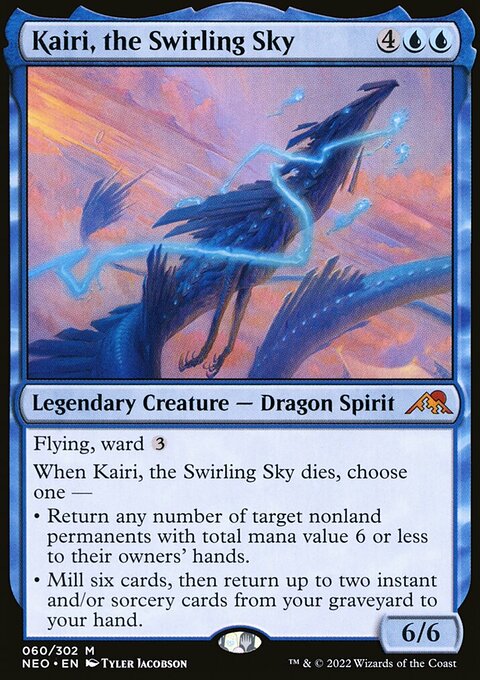 Kairi, the Swirling Sky, Kamigawa: Neon Dynasty #60, Magic: The Gathering card