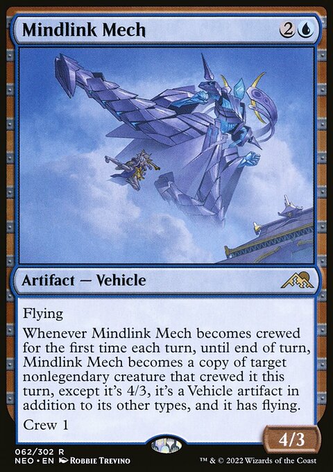Mindlink Mech, Kamigawa: Neon Dynasty #62, Magic: The Gathering card