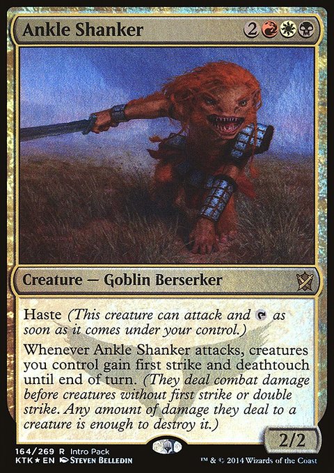 Ankle Shanker, Khans of Tarkir Promos #164, Magic: The Gathering card