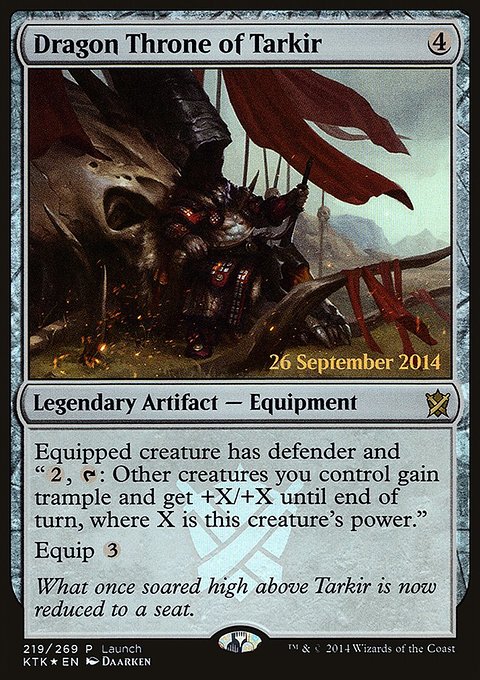 Dragon Throne of Tarkir, Khans of Tarkir Promos #219, Magic: The Gathering card