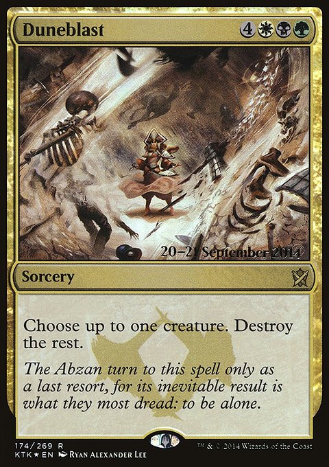 Duneblast, Khans of Tarkir Promos #174s, Magic: The Gathering card