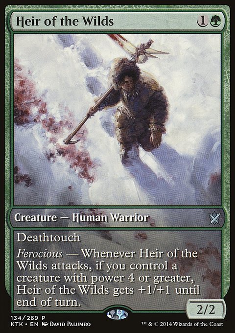 Heir of the Wilds, Khans of Tarkir Promos #134, Magic: The Gathering card