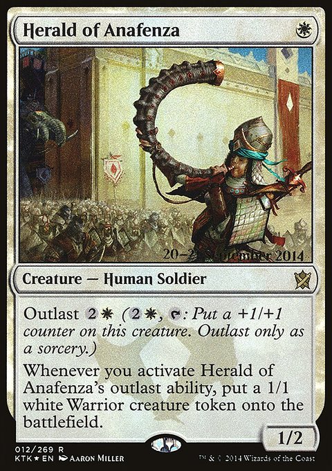 Herald of Anafenza, Khans of Tarkir Promos #12s, Magic: The Gathering card