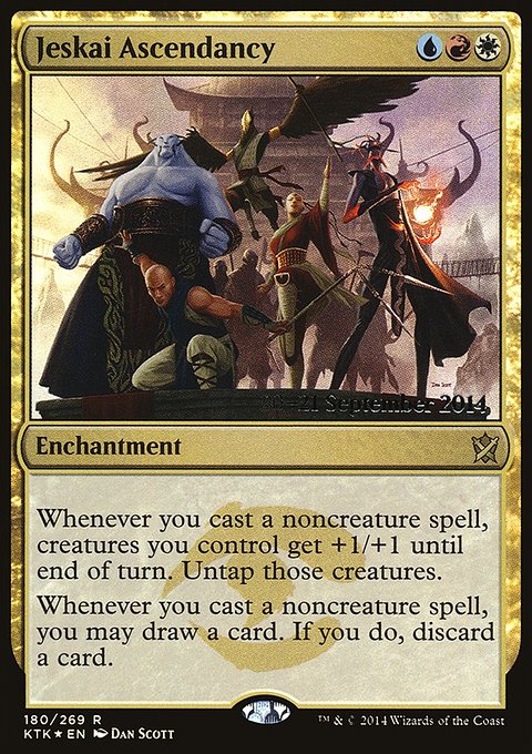 Jeskai Ascendancy, Khans of Tarkir Promos #180s, Magic: The Gathering card