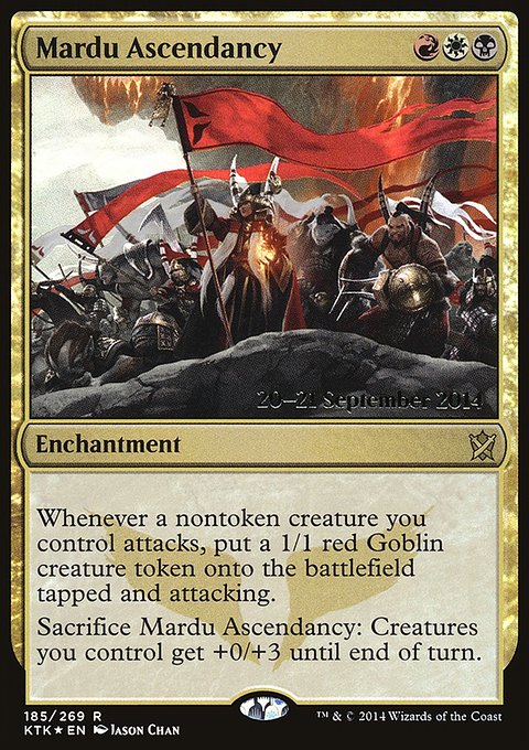 Mardu Ascendancy, Khans of Tarkir Promos #185s, Magic: The Gathering card