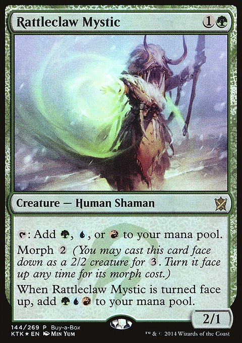 Rattleclaw Mystic, Khans of Tarkir Promos #144, Magic: The Gathering card
