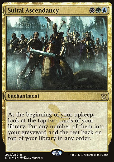 Sultai Ascendancy, Khans of Tarkir Promos #203s, Magic: The Gathering card