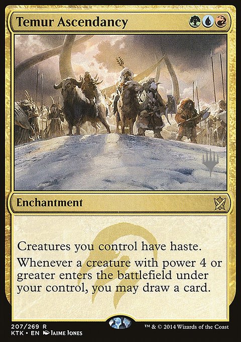 Temur Ascendancy, Khans of Tarkir Promos #207p, Magic: The Gathering card
