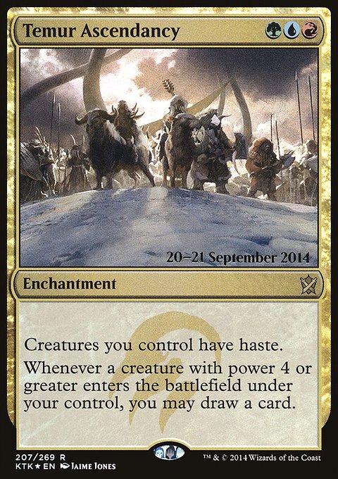 Temur Ascendancy, Khans of Tarkir Promos #207s, Magic: The Gathering card