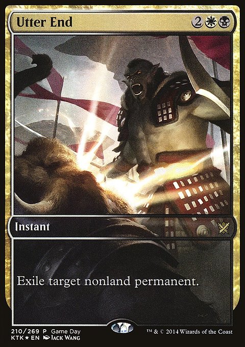 Utter End, Khans of Tarkir Promos #210, Magic: The Gathering card