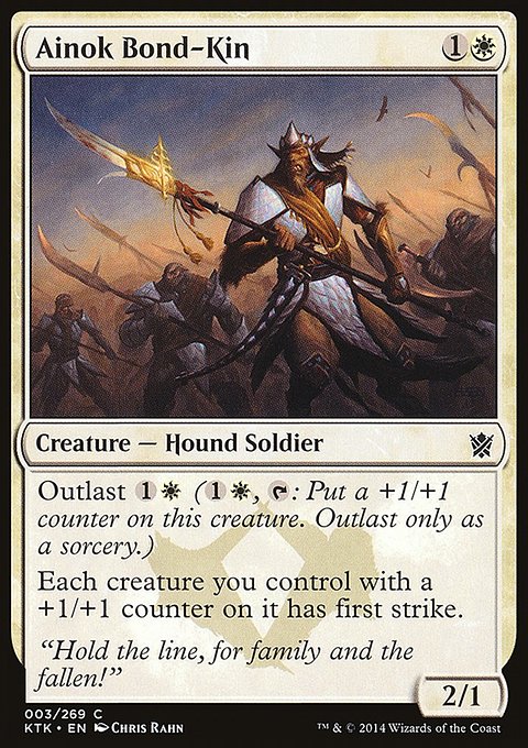 Ainok Bond-Kin, Khans of Tarkir #3, Magic: The Gathering card
