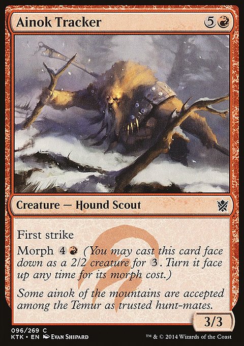 Ainok Tracker, Khans of Tarkir #96, Magic: The Gathering card