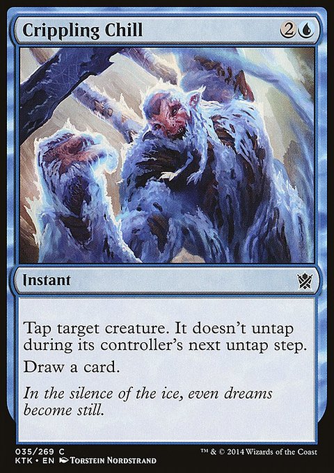 Crippling Chill, Khans of Tarkir #35, Magic: The Gathering card