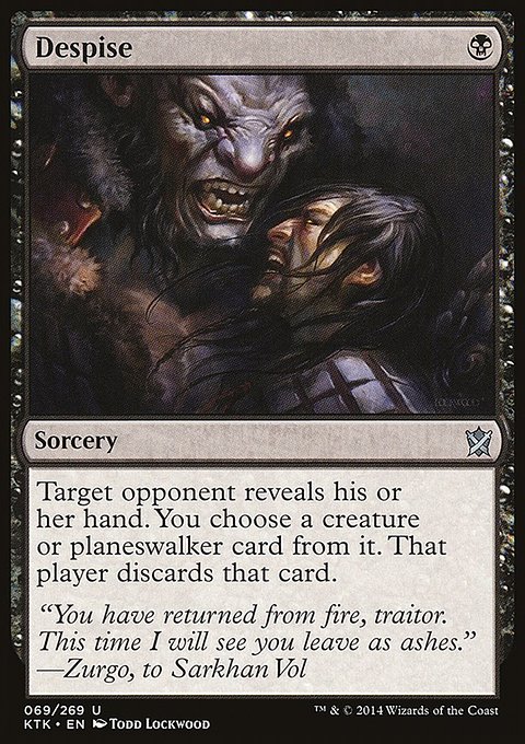 Despise, Khans of Tarkir #69, Magic: The Gathering card