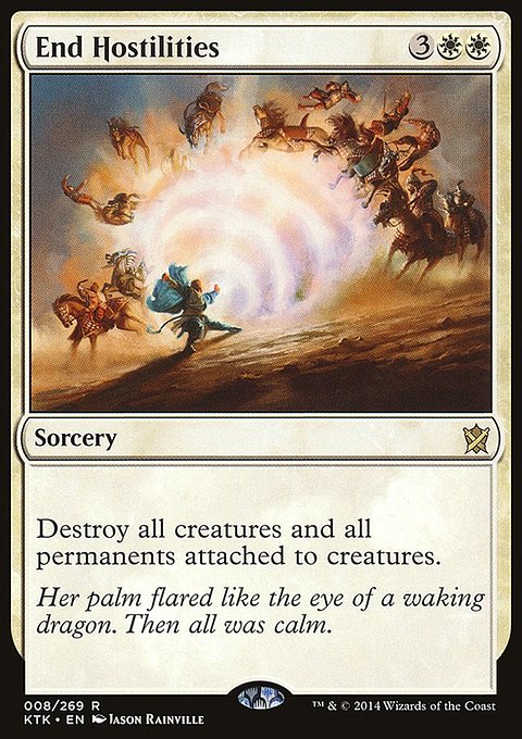 End Hostilities, Khans of Tarkir #8, Magic: The Gathering card