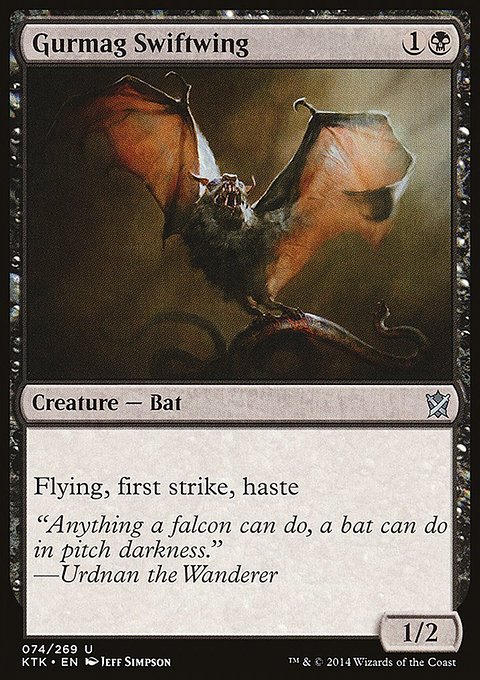 Gurmag Swiftwing, Khans of Tarkir #74, Magic: The Gathering card