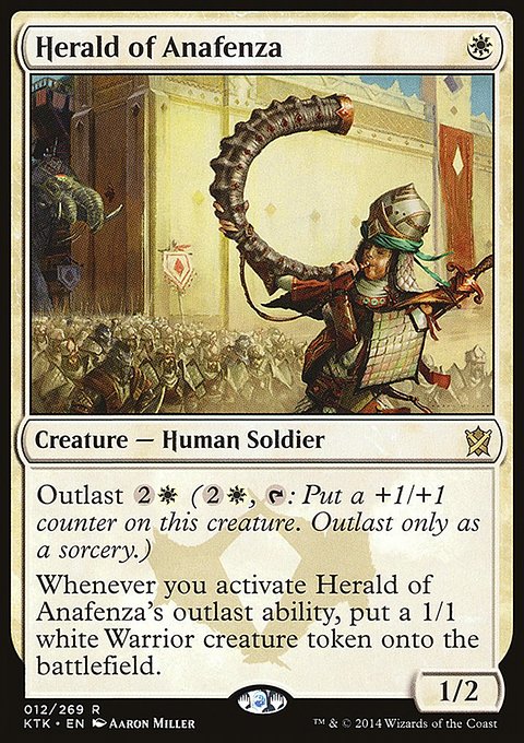 Herald of Anafenza, Khans of Tarkir #12, Magic: The Gathering card