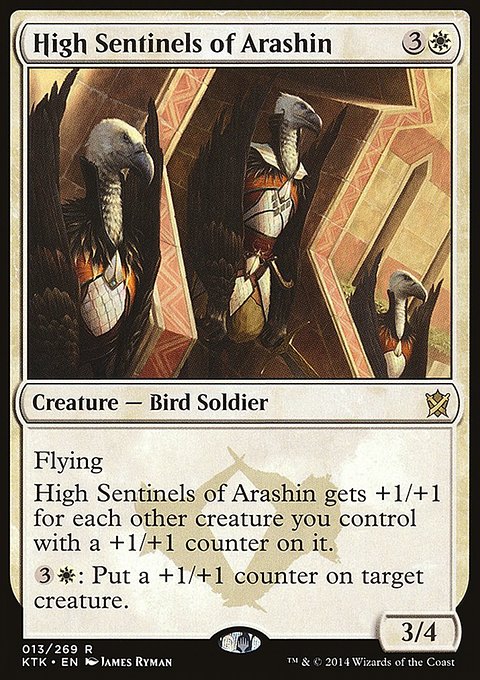 High Sentinels of Arashin, Khans of Tarkir #13, Magic: The Gathering card