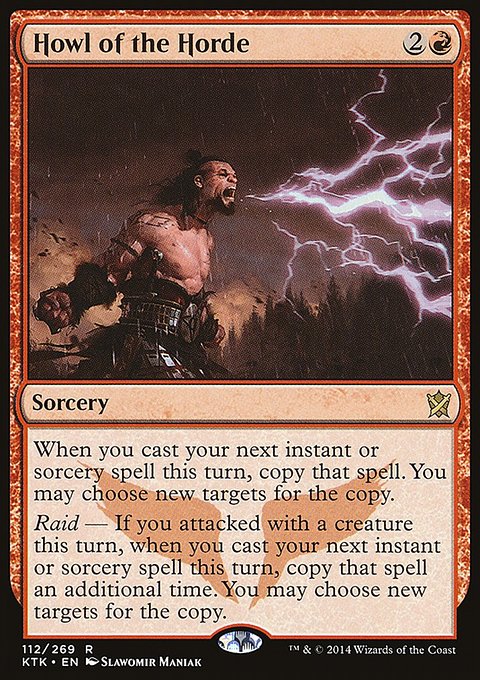 Howl of the Horde, Khans of Tarkir #112, Magic: The Gathering card