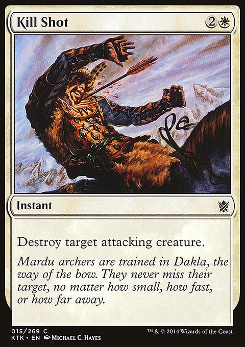 Kill Shot, Khans of Tarkir #15, Magic: The Gathering card