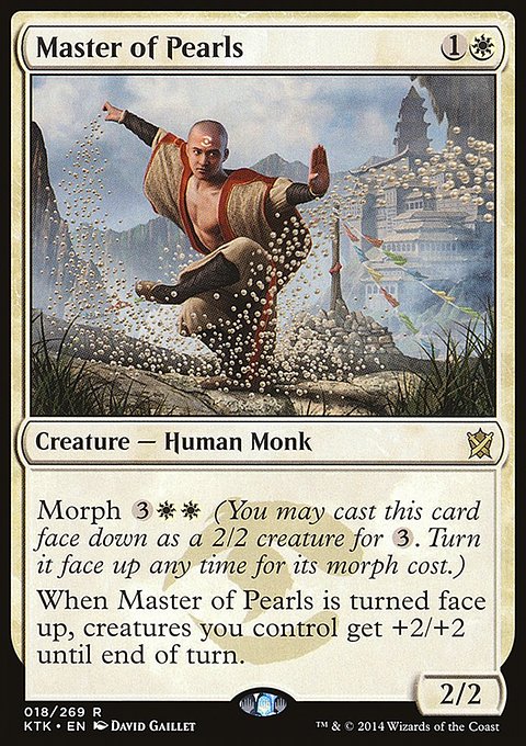 Master of Pearls, Khans of Tarkir #18, Magic: The Gathering card