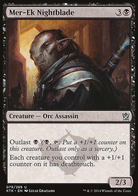 Mer-Ek Nightblade, Khans of Tarkir #79, Magic: The Gathering card