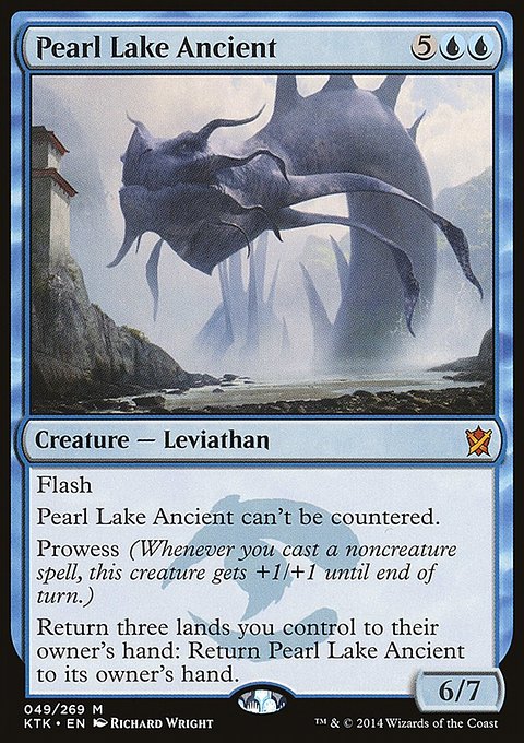 Pearl Lake Ancient, Khans of Tarkir #49, Magic: The Gathering card