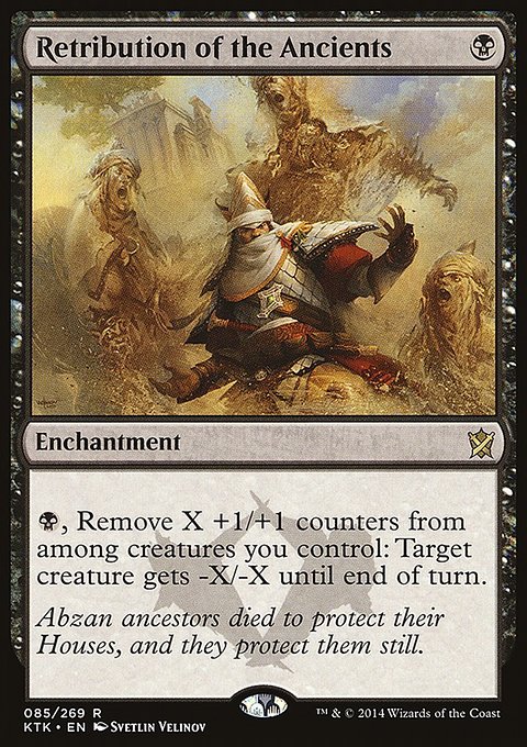 Retribution of the Ancients, Khans of Tarkir #85, Magic: The Gathering card