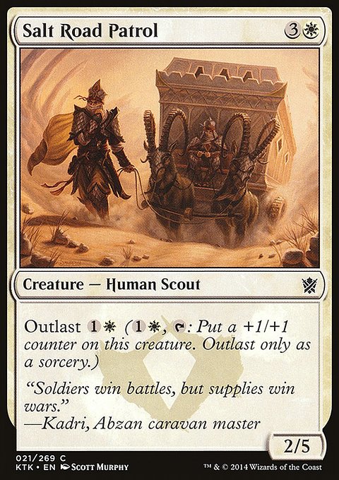 Salt Road Patrol, Khans of Tarkir #21, Magic: The Gathering card