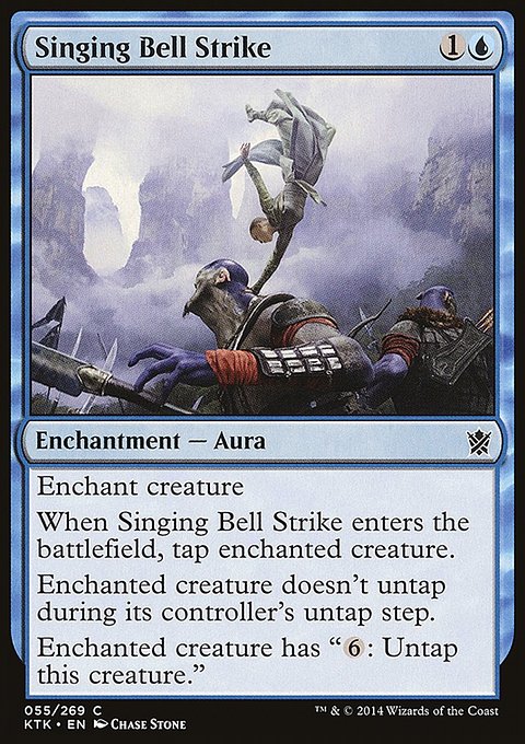 Singing Bell Strike, Khans of Tarkir #55, Magic: The Gathering card