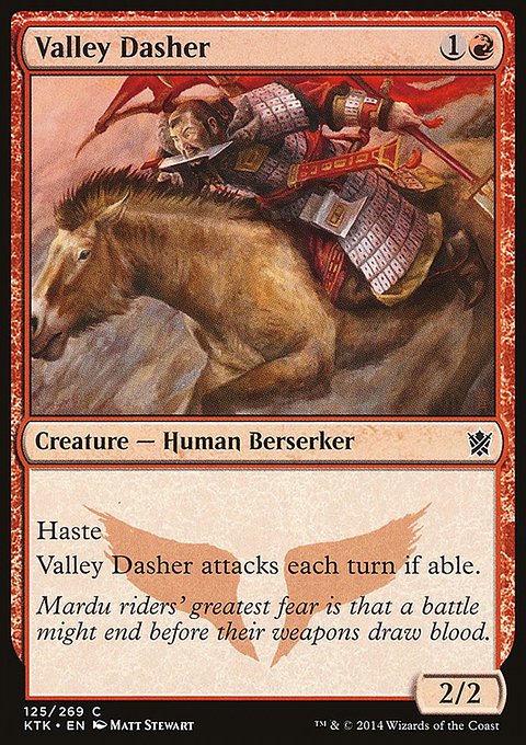 Valley Dasher, Khans of Tarkir #125, Magic: The Gathering card