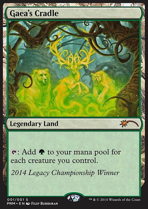 Gaea's Cradle, Legacy Championship #2014, Magic: The Gathering card