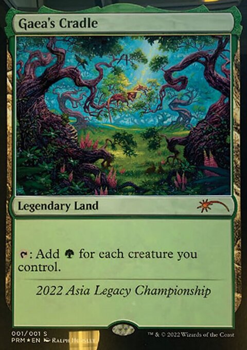 Gaea's Cradle, Legacy Championship #2022A, Magic: The Gathering card