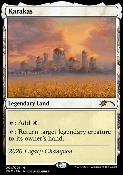 Karakas, Legacy Championship #2020A, Magic: The Gathering card