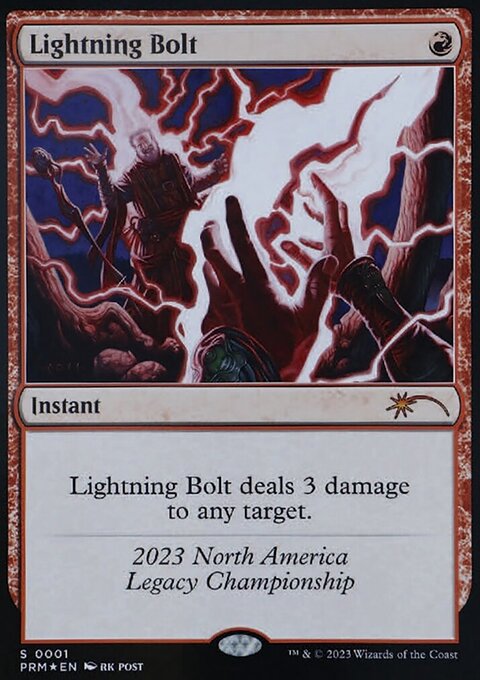 Lightning Bolt, Legacy Championship #2023, Magic: The Gathering card