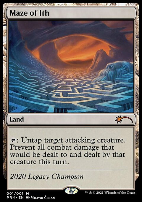 Maze of Ith, Legacy Championship #2020C, Magic: The Gathering card