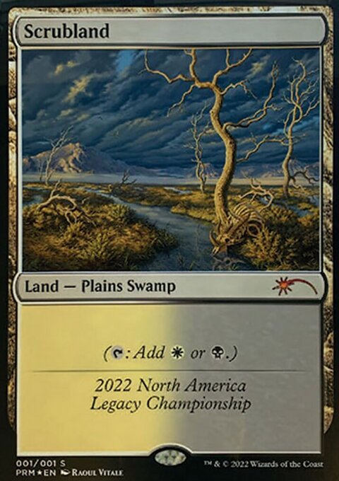 Scrubland, Legacy Championship #2022B, Magic: The Gathering card
